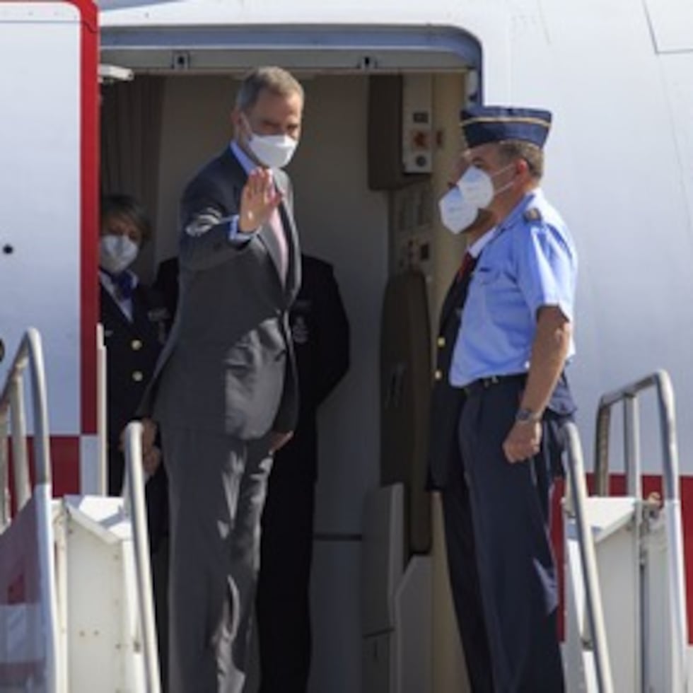 El rey Felipe VI partió de Puerto Rico el miércoles tras una visita para conmemorar los 500 años de fundación de San Juan.