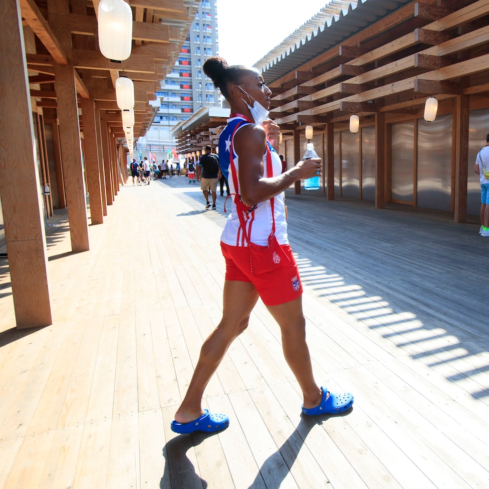 Jasmine Camacho-Quinn entrará a la prueba de 100 metros con vallas en Tokio con la mejor marca del año a nivel mundial.