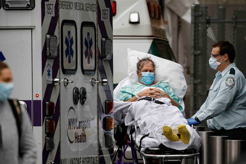 Un paciente en Nueva York. (AP)