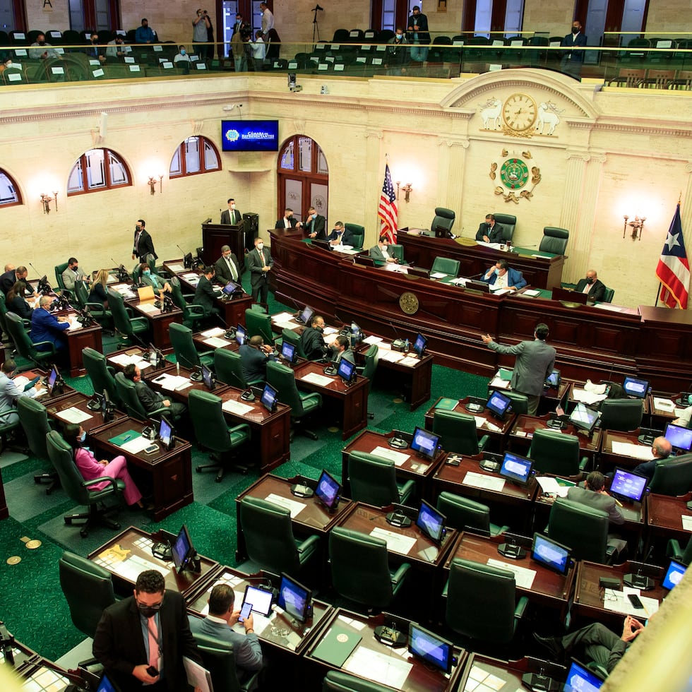 Hemiciclo de la Cámara de Representantes de Puerto Rico.