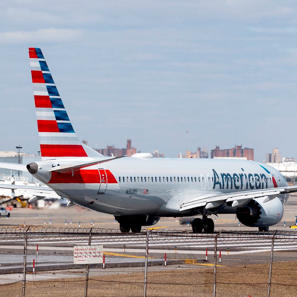 Un avión Boeing 737 MAX 8 de American Airlines.