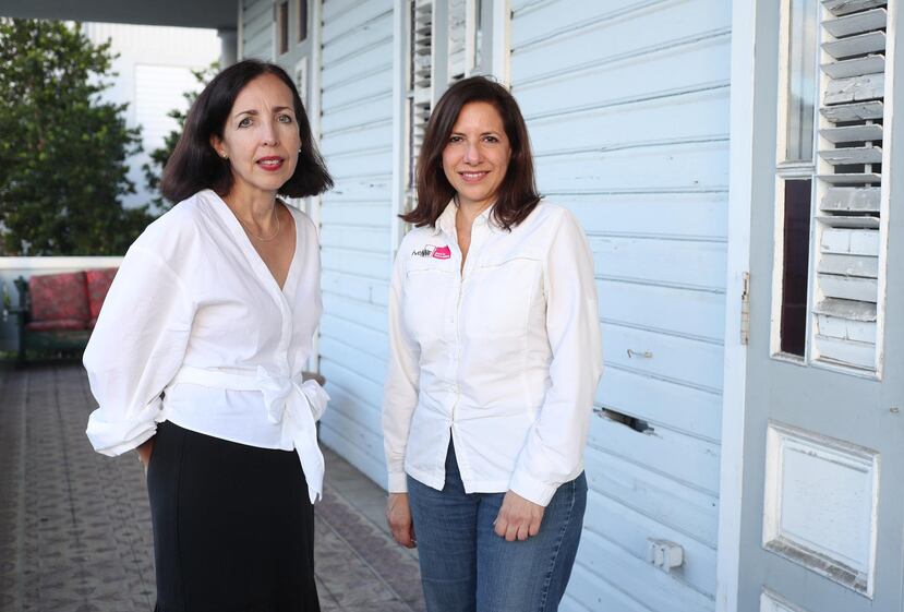 Diana Luna, de la UPR, e Ivonne Sanabria, de Para la Naturaleza.