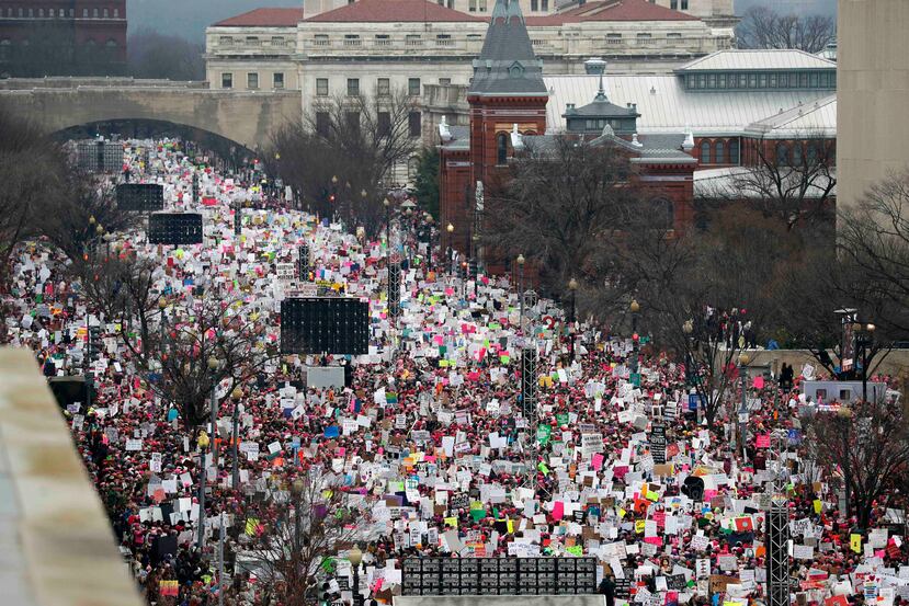 Varias manifestaciones se han desatado en contra del presidente de Estados Unidos. (AP)