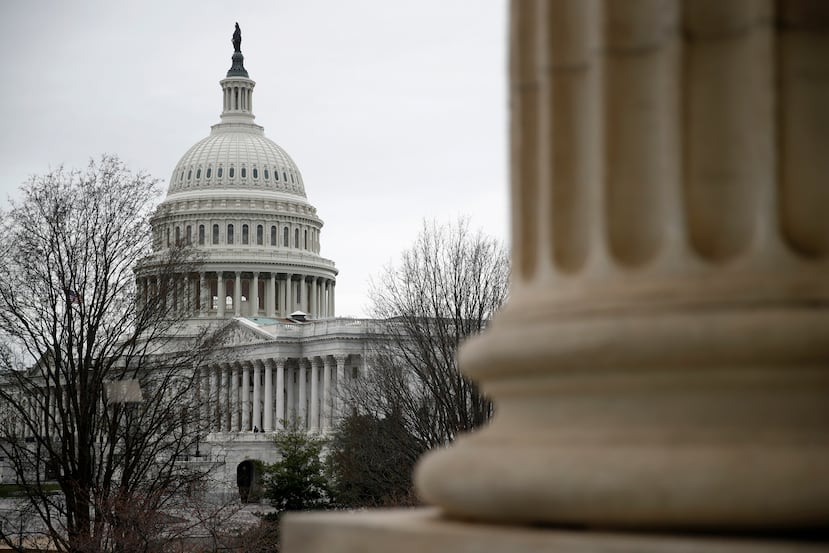 Vista del Congreso de Estados Unidos.