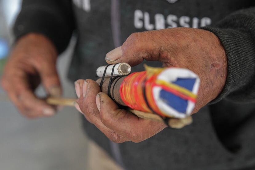 Taller de pirotecnia en México. (Agencia EFE)