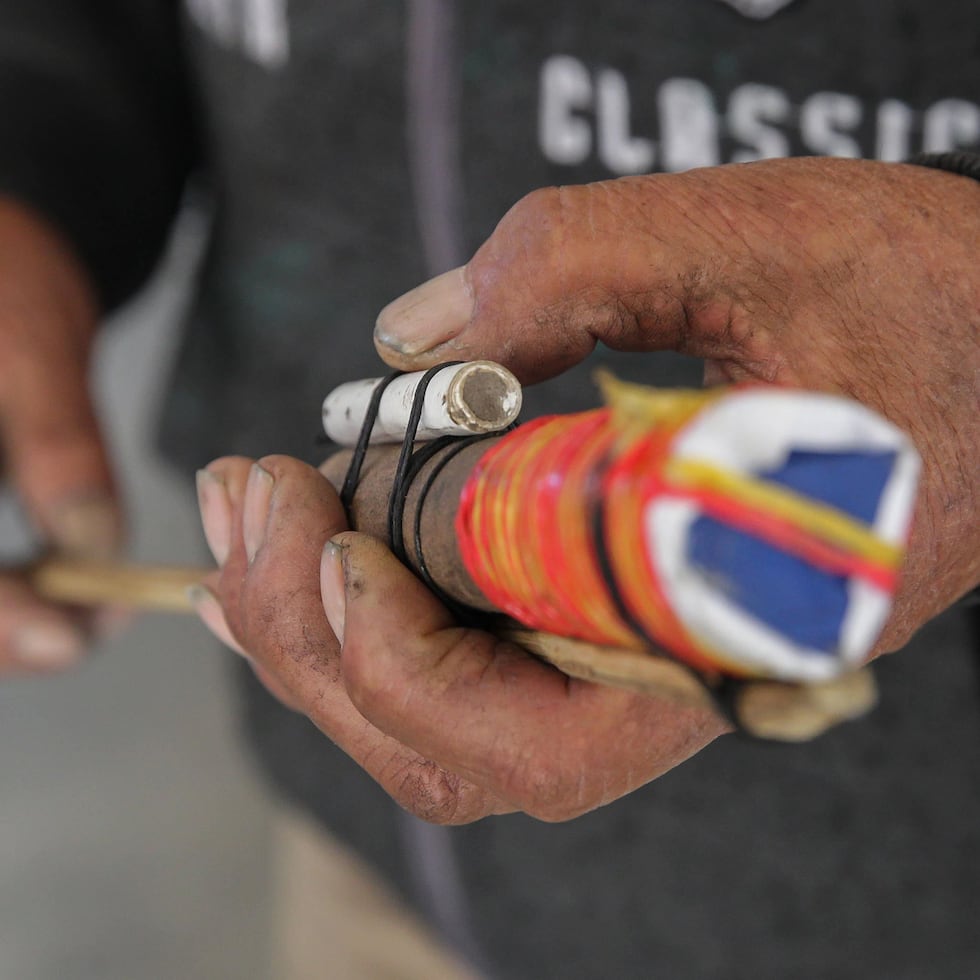 Taller de pirotecnia en México. (Agencia EFE)