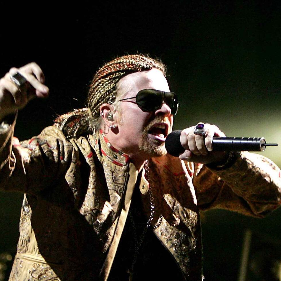 Por razones que se desconocen, el vocalista de la banda Guns N’ Roses, Axl Rose, canceló su presentación en el programa “Jimmy Kimmel Live!”. (Archivo EFE)