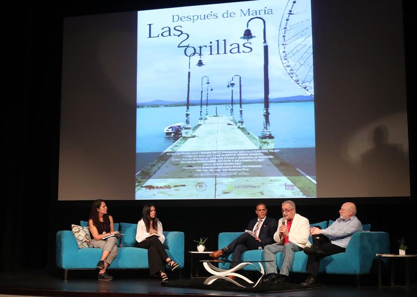 Distintos profesionales comentaron ayer el documental “Después de María: las 2 orillas”, de Sonia Fritz.