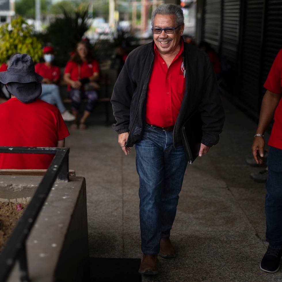 El presidente del Sindicato, David Muñoz Hernández.