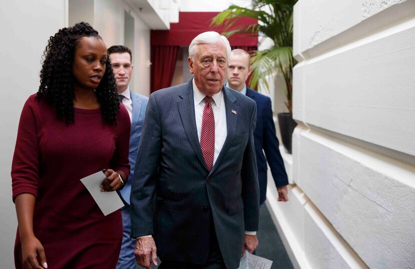 Steny Hoyer, el líder de la mayoría demócrata.  (AP Photo/Carolyn Kaster)