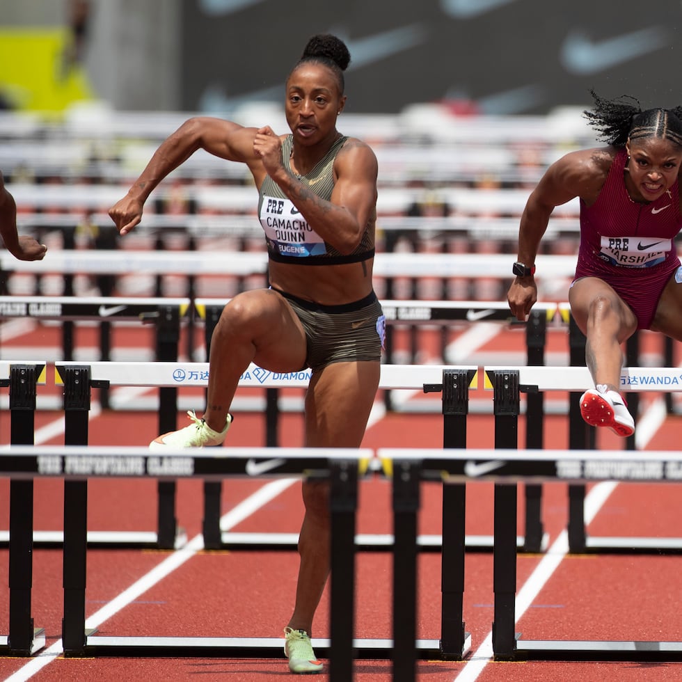 Jasmine Camacho-Quinn se apuntó su segunda victoria en la semana.