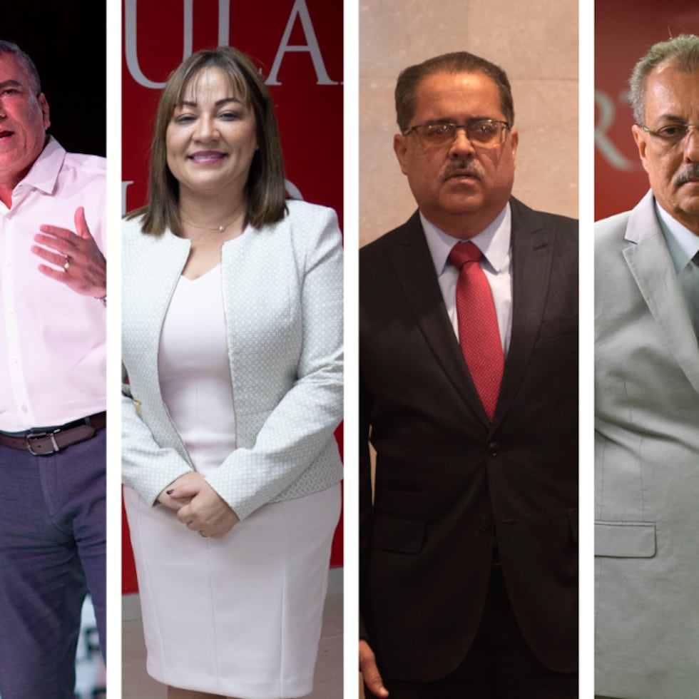 De izquierda a derecha, Carlos Delgado Altieri, Carmen Maldonado, José Luis Dalmau y Juan Zaragoza.