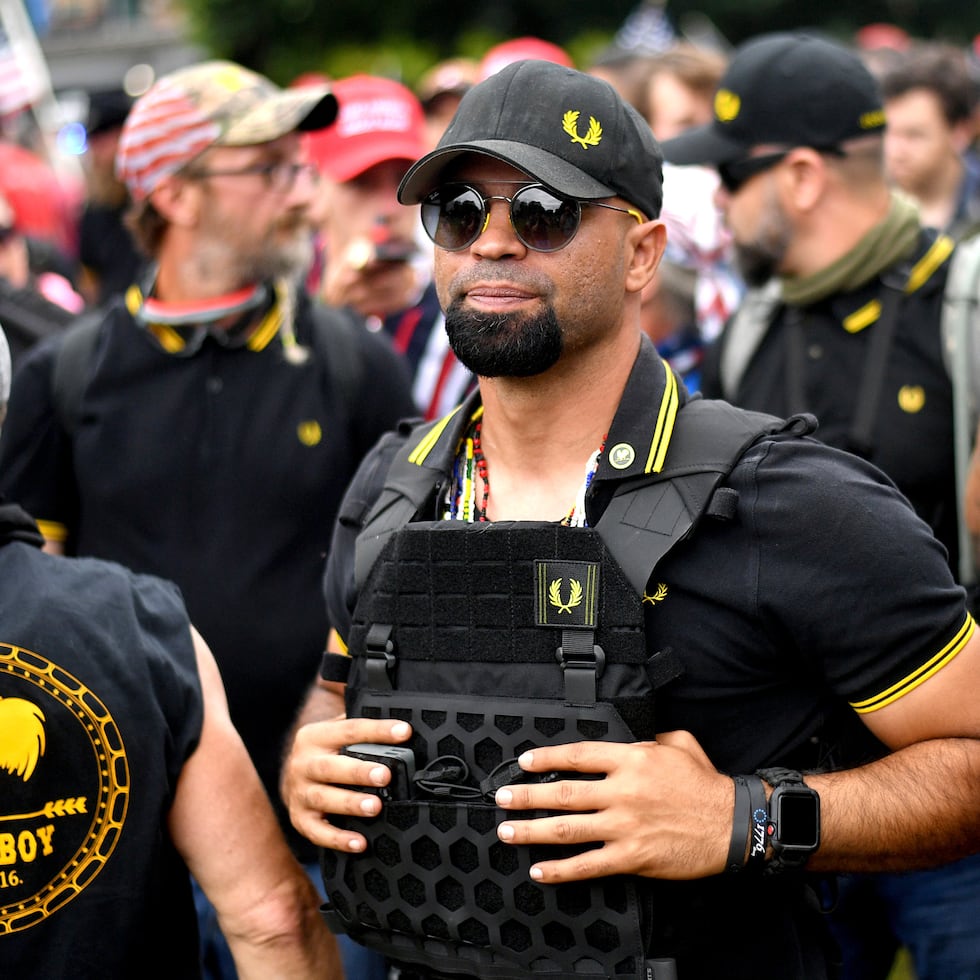 líder de Proud Boys, Henry “Enrique” Tarrio, en una foto de archivo.