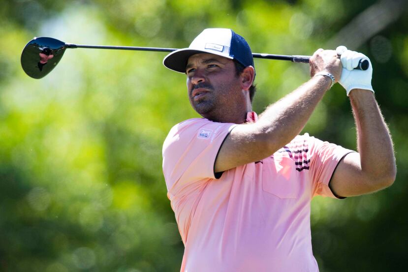 Rafa Campos durante la primera ronda del Puerto Rico Open.