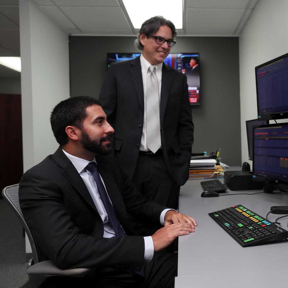 Desde la izquierda, Jaime Pandal, cofundador y vicepresidente, y Paul Hopgood, cofundador y presidente de Atlas Asset Management.