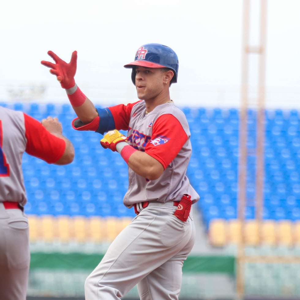 Ezequiel Pagán anotó una de las únicas dos carreras del combinado boricua ante Venezuela.