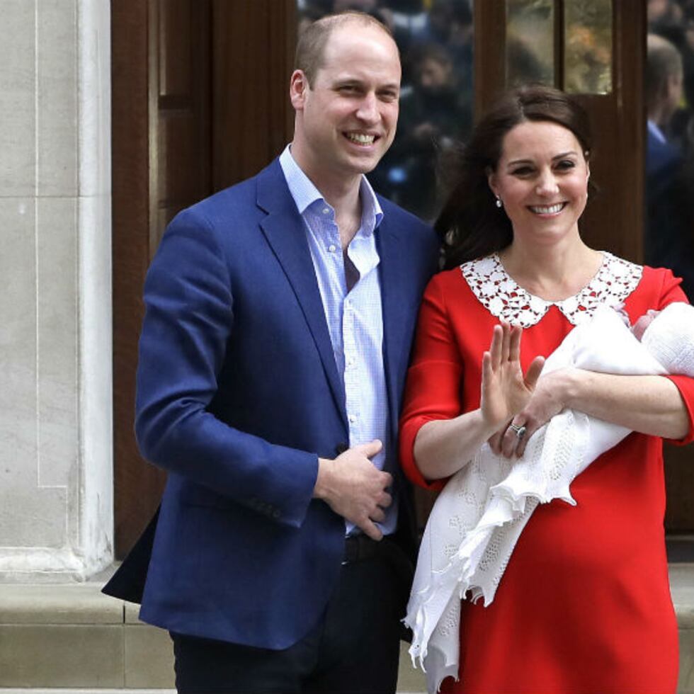 El nuevo integrante de la familia real  pesó 8 libras y 7 onzas. (AP /Kirsty Wigglesworth)