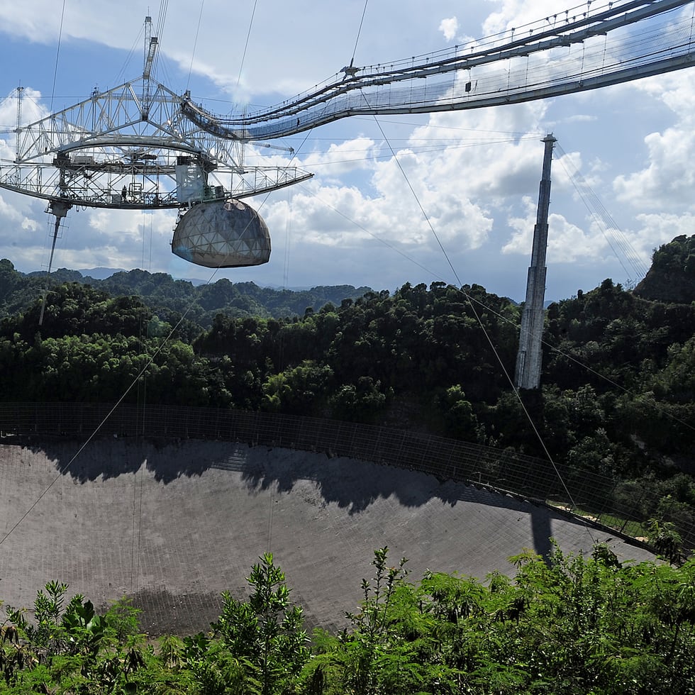 Imagen del Observatorio de Arecibo.