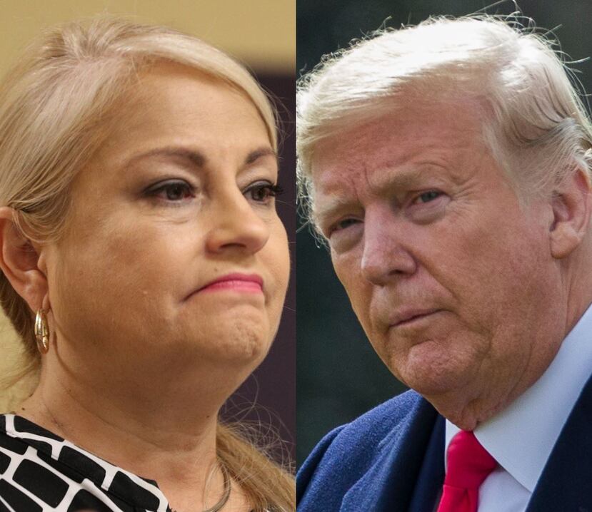 Wanda Vázquez y Donald Trump. (GFR Media)