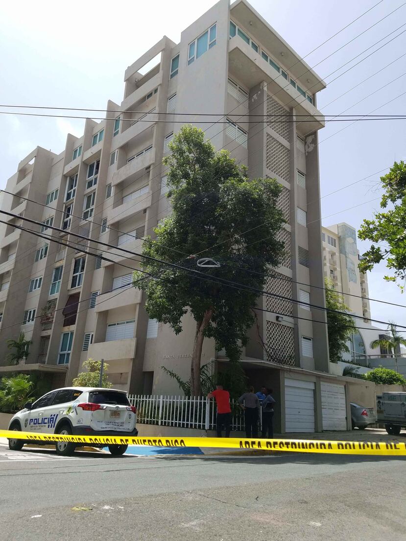 El condominio Santa Teresa, en Miramar, donde se encontró muerto al abogado.