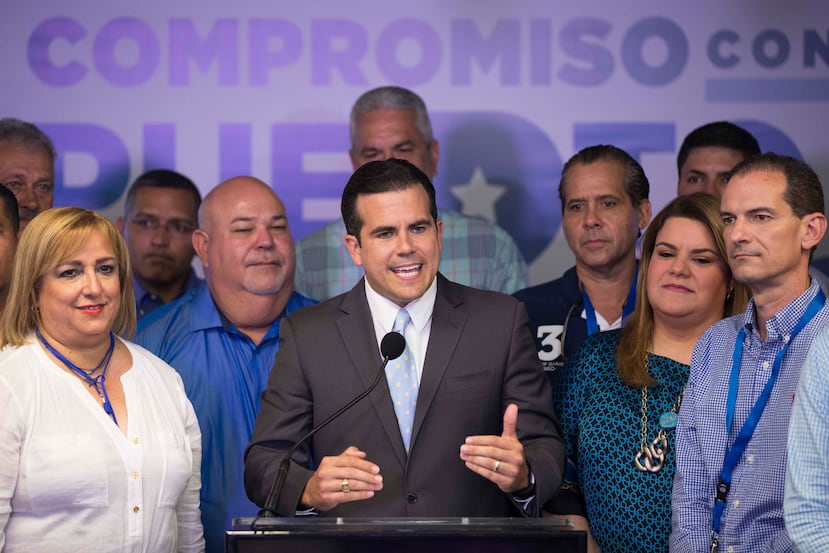 El gobernador Ricardo Rosselló celebró el resultado desde la sede del Partido Nuevo Progresista.