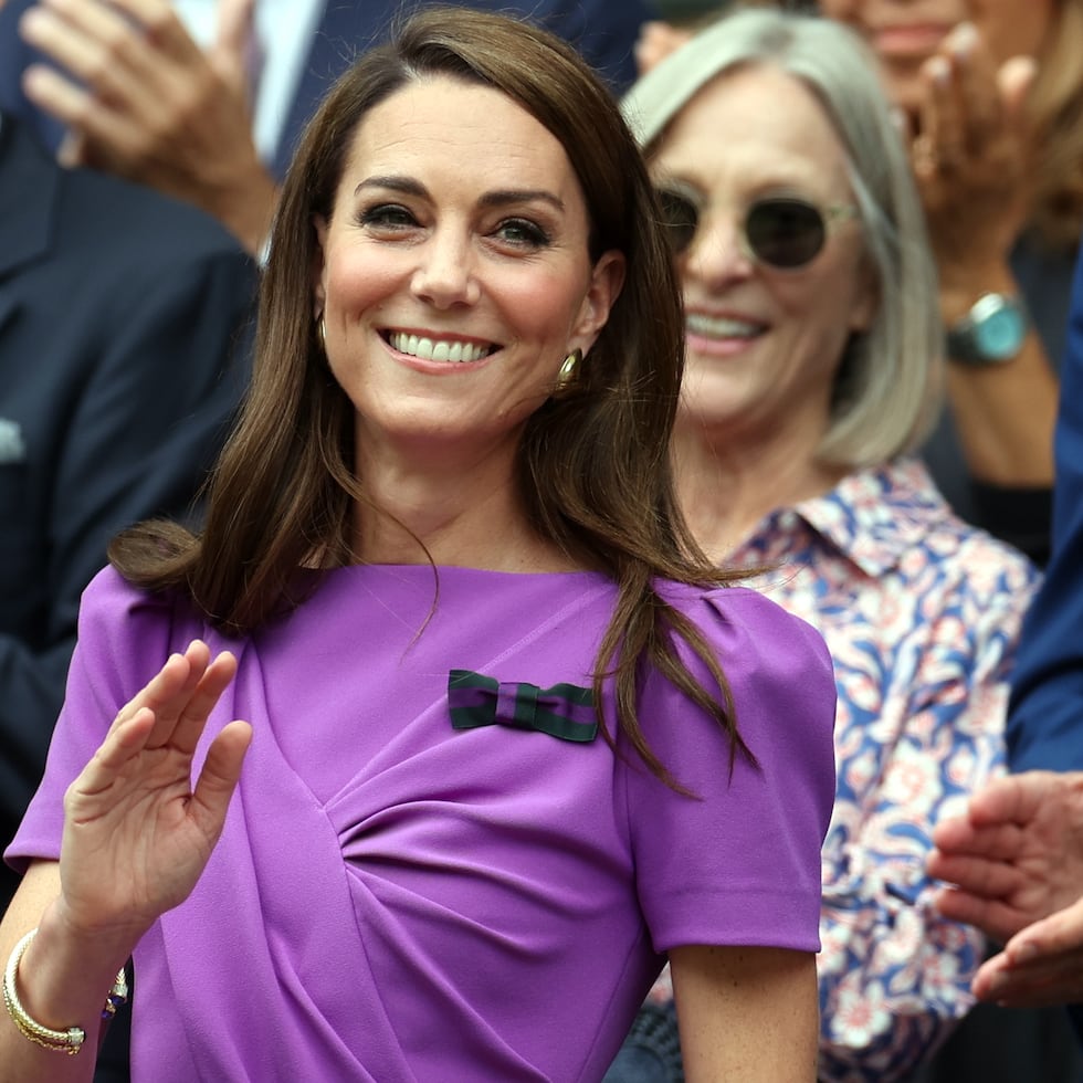 Kate Middleton reaparece en Wimbledon