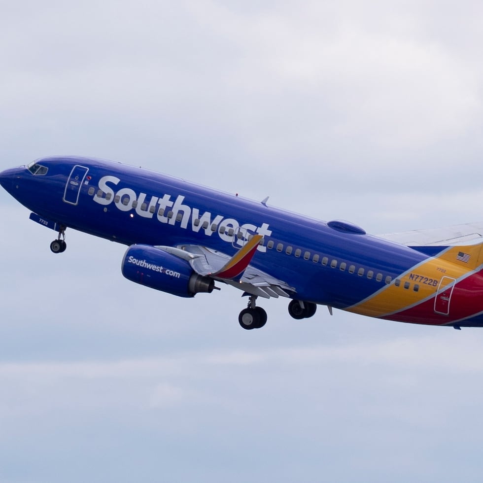 Imagen de archivo de un avión de Southwest Airlines.