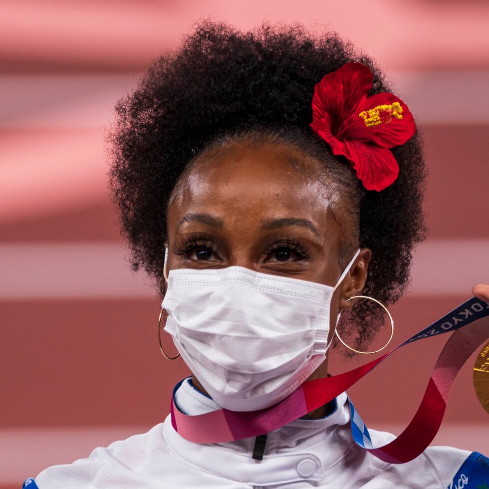 Jasmine Camacho Quinn repitió la gesta de Mónica Puig al subir a lo más alto del podio en las Olimpiadas de Tokio 2020.