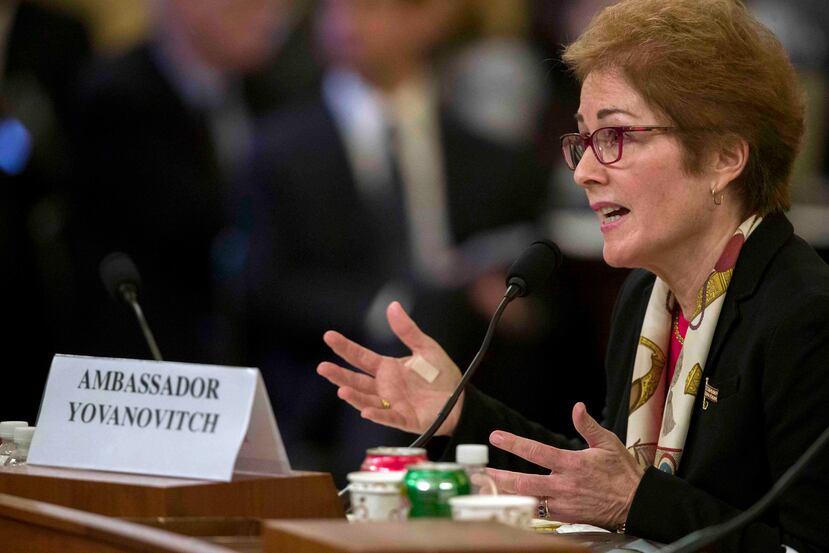 Marie Yovanovitch fue embajadora de Estados Unidos en Ucrania. (AP)