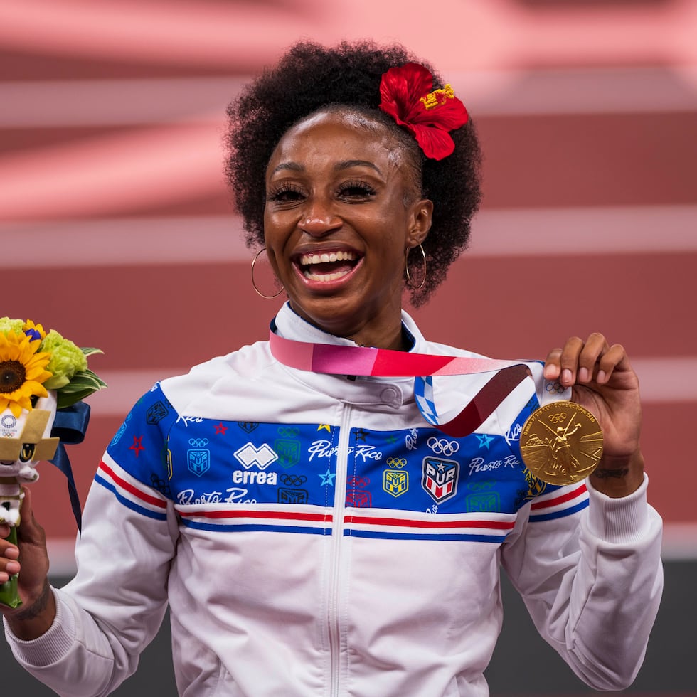 Jasmine Camacho-Quinn capturó la segunda medalla de oro olímpica en la historia de Puerto Rico. Ambas preseas doradas (la primera de manos de Mónica Puig en los Juegos de 2016) han sido ganadas por mujeres.