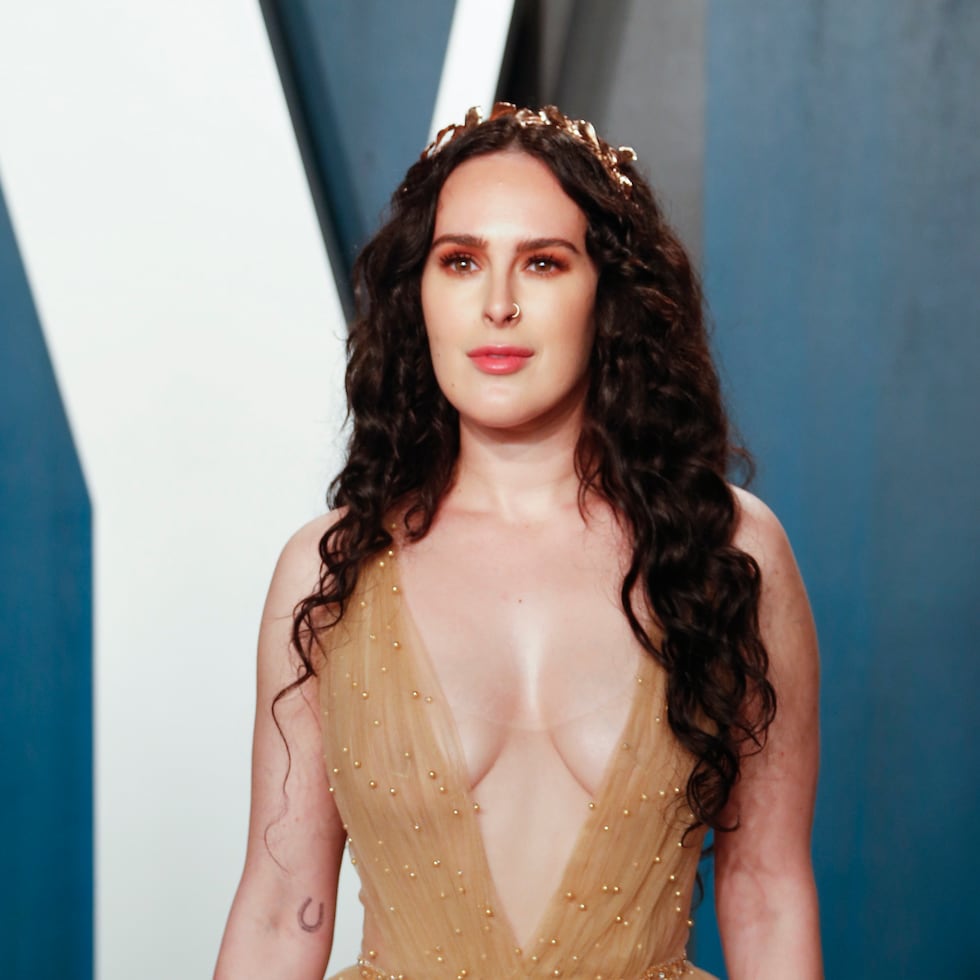 Rumer Willis no puede negar que es hija de Demi Moore por su evidente parecido. EFE/EPA/RINGO CHIU
