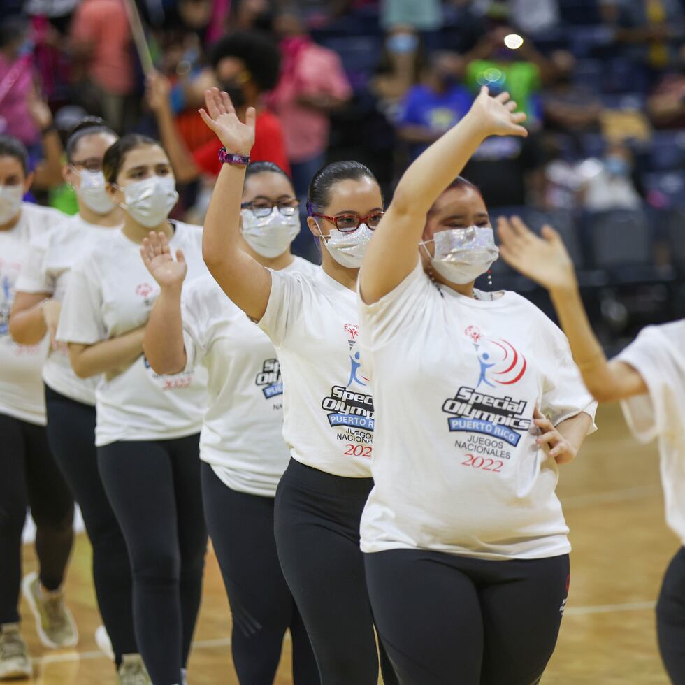 Los actos protocolares de los Juegos Nacionales de Special Olympics Puerto Rico se efectuaron en el Coliseo Rubén Rodríguez de Bayamón.