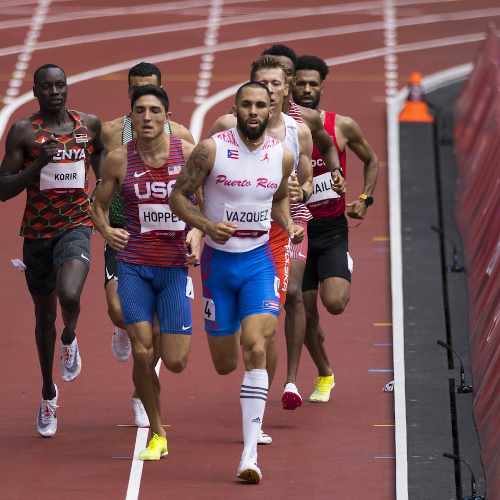 Wesley Vázquez llega a Croacia con tiempo de 1:47.57.