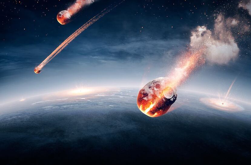 Los meteoritos transportaron moléculas orgánicas precursoras de la vida a la Tierra. (Shutterstock)