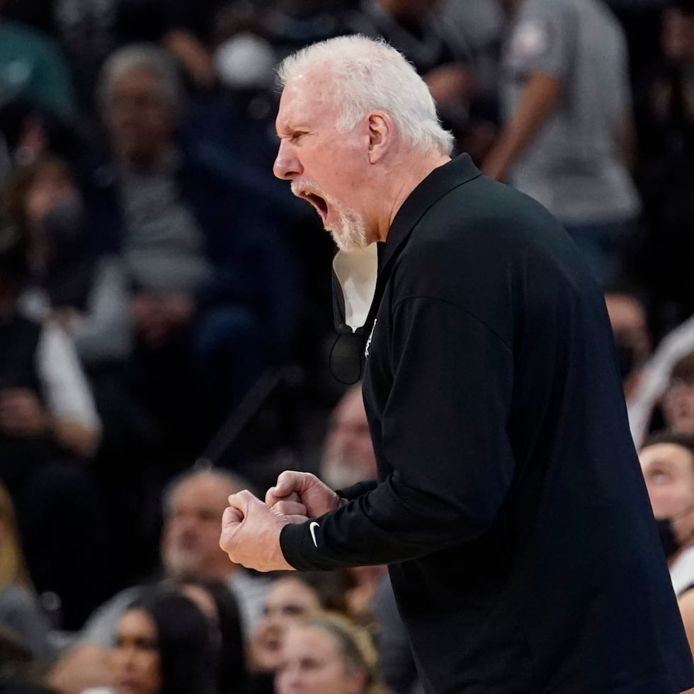 Gregg Popovich, dirigente de los Spurs de San Antonio por los pasados 25 años.