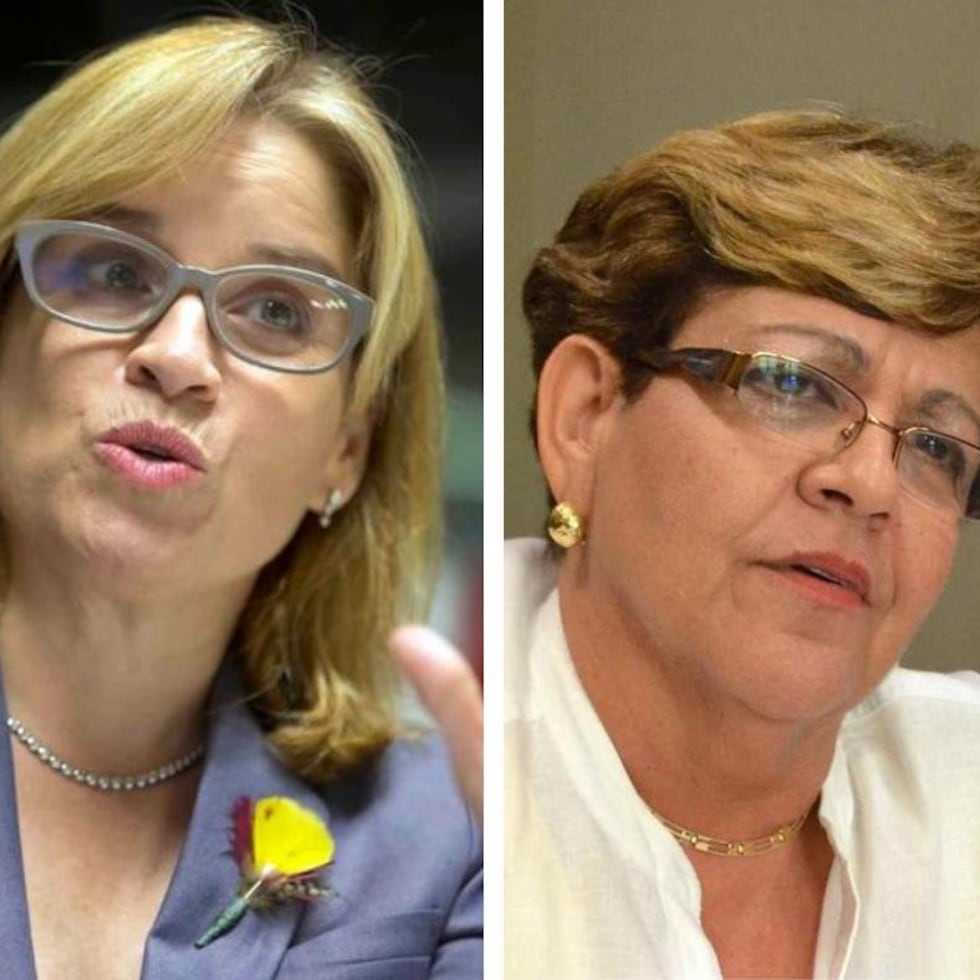 Las exalcaldesas de San Juan y Ponce, Carmen Yulín Cruz y María "Mayita" Meléndez.