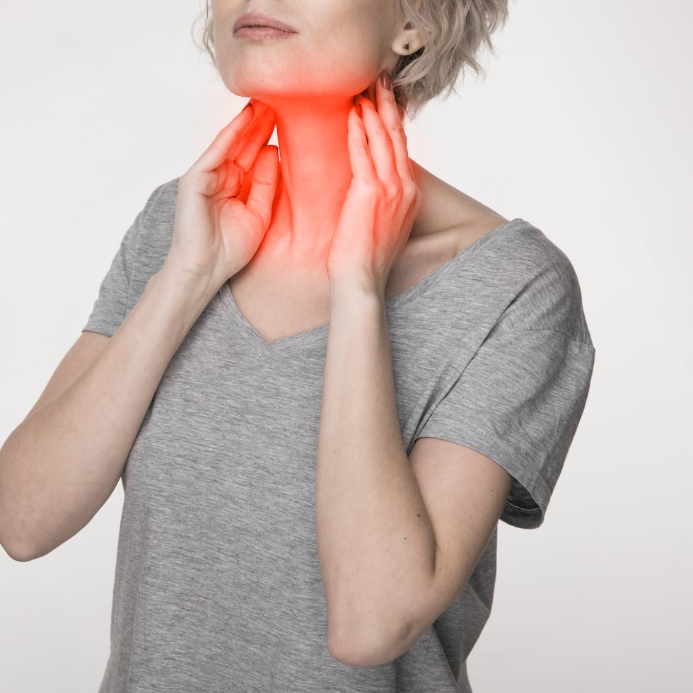 Los tumores en el cuello o las glándulas linfáticas engrandecidas pueden ser indicativos de linfomas. (Shutterstock)