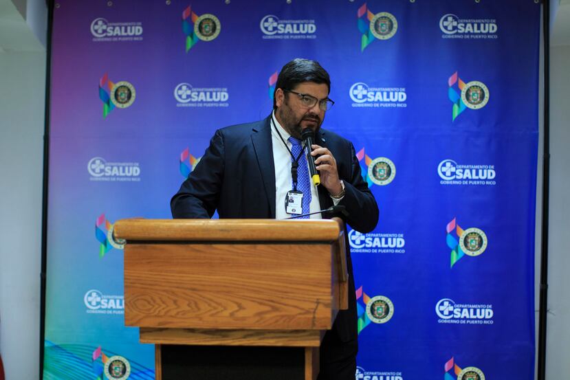 El designado secretario de Salud, Carlos Mellado, y el ayudante general de la Guardia Nacional, José Reyes.