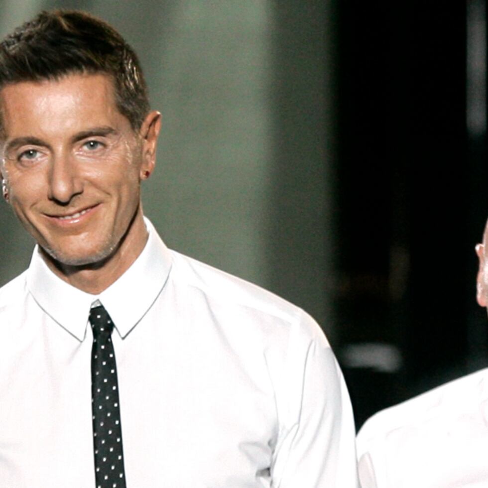 Los diseñadores Stefano Gabbana y Domenico Dolce. (Foto: Archivo / AP)