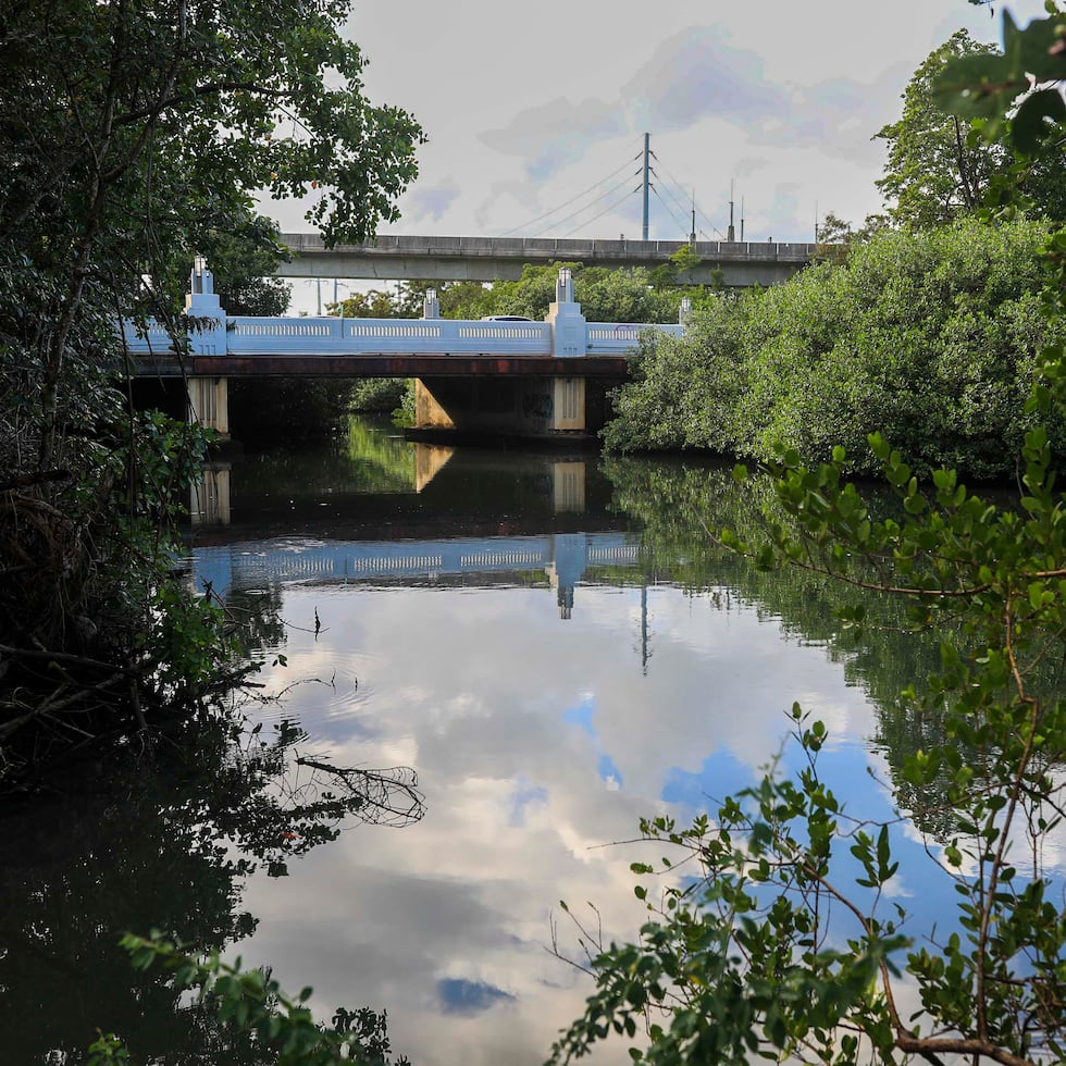 Los oficiales fueron alertados por alguien que vio el cuerpo flotando en el agua.