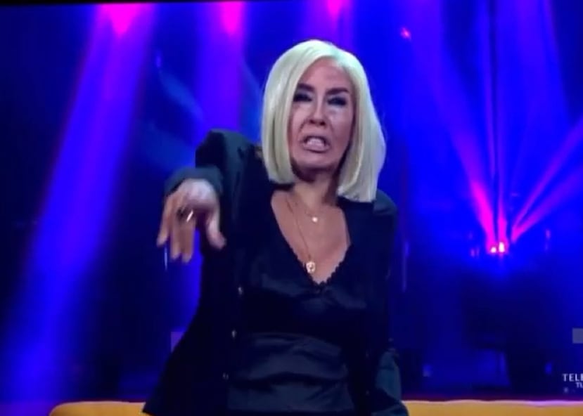 Sara Jarque en el personaje de "Laura Pozzo" en el programa "Raymond y sus amigos".