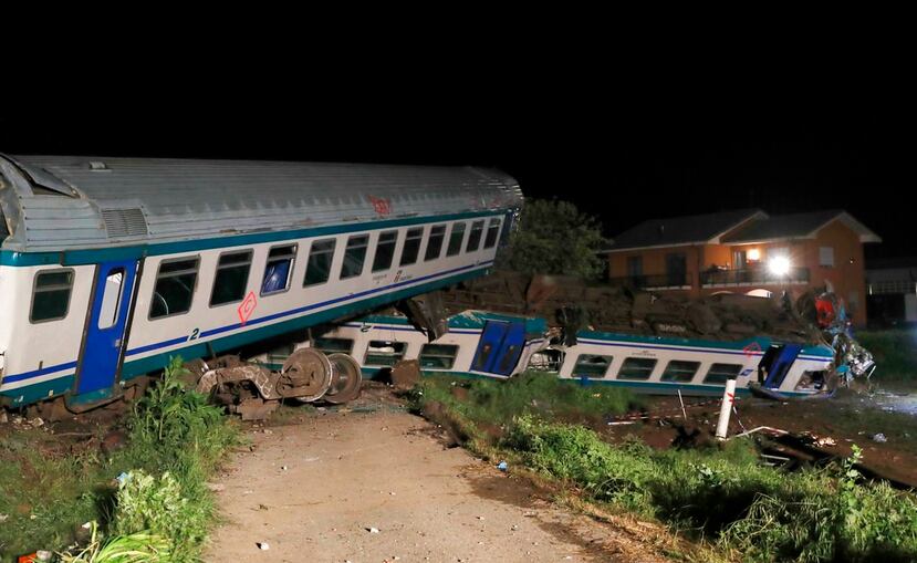 El accidente se produjo a 21 millas de la ciudad de Turin, Italia (AP / Antonio Calanni).