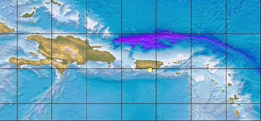 Al momento, no hay aviso, advertencia o vigilancia de tsunami ni se espera que haya. (Captura/Red Sísmica de Puerto Rico)