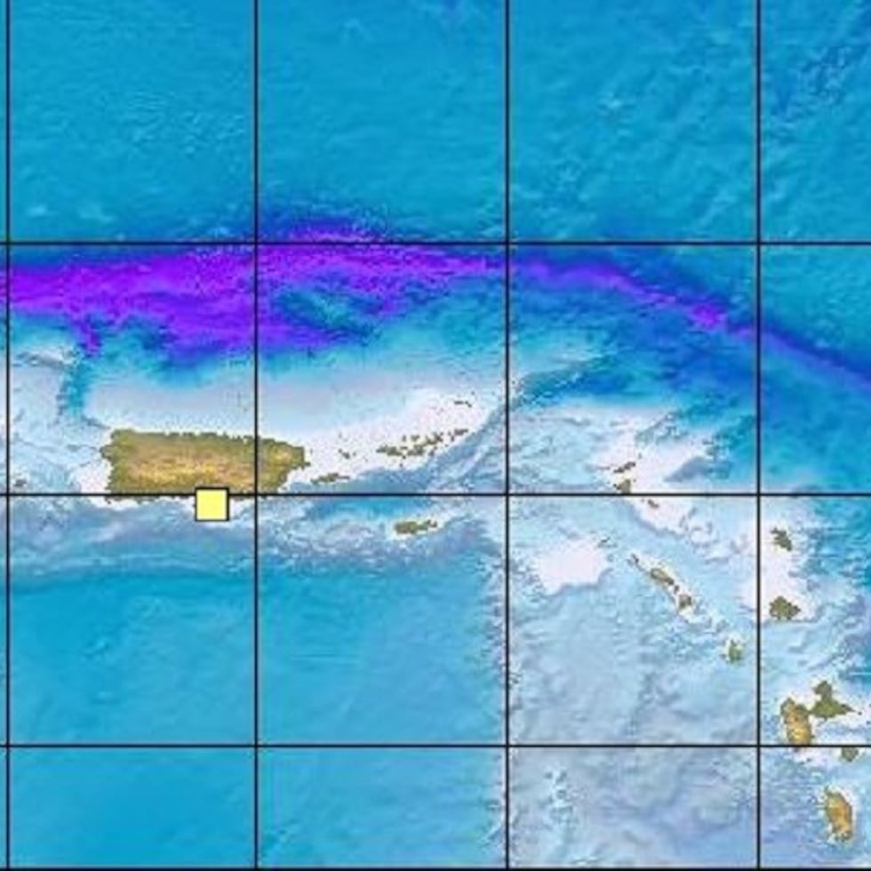 Al momento, no hay aviso, advertencia o vigilancia de tsunami ni se espera que haya. (Captura/Red Sísmica de Puerto Rico)