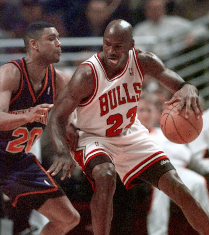 Michael Jordan fue presentado como un compañero de equipo que en muchas ocasiones fue agresivo y hasta burlón con sus pares.