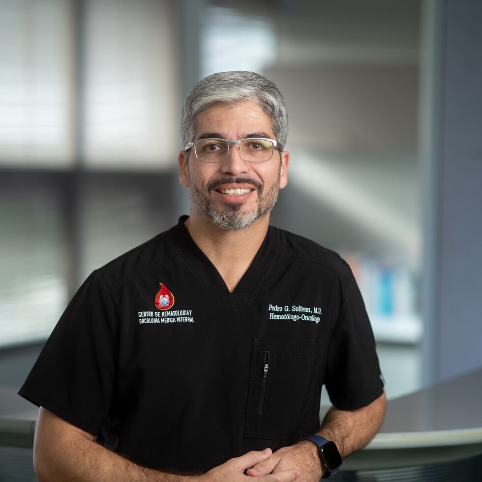 Doctor Pedro Solivan Ortiz, especialista en hematología y oncología.
