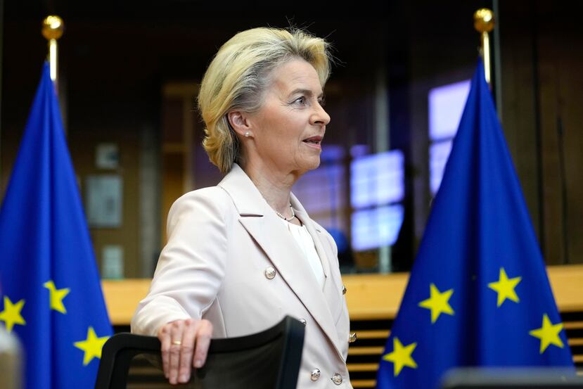 La presidenta de la Comisión Europea, Ursula von der Leyen.