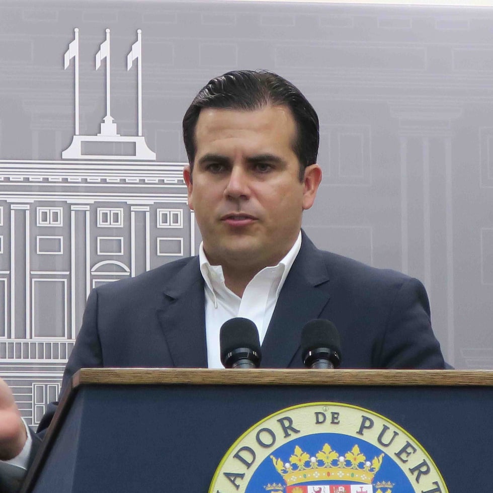 Rosselló durante sus días como gobernador.