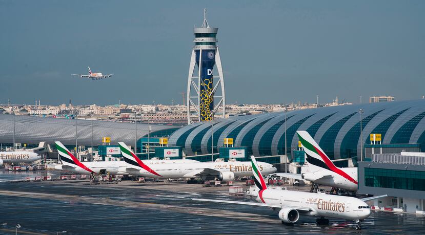 Flota de aviones de Emirates.