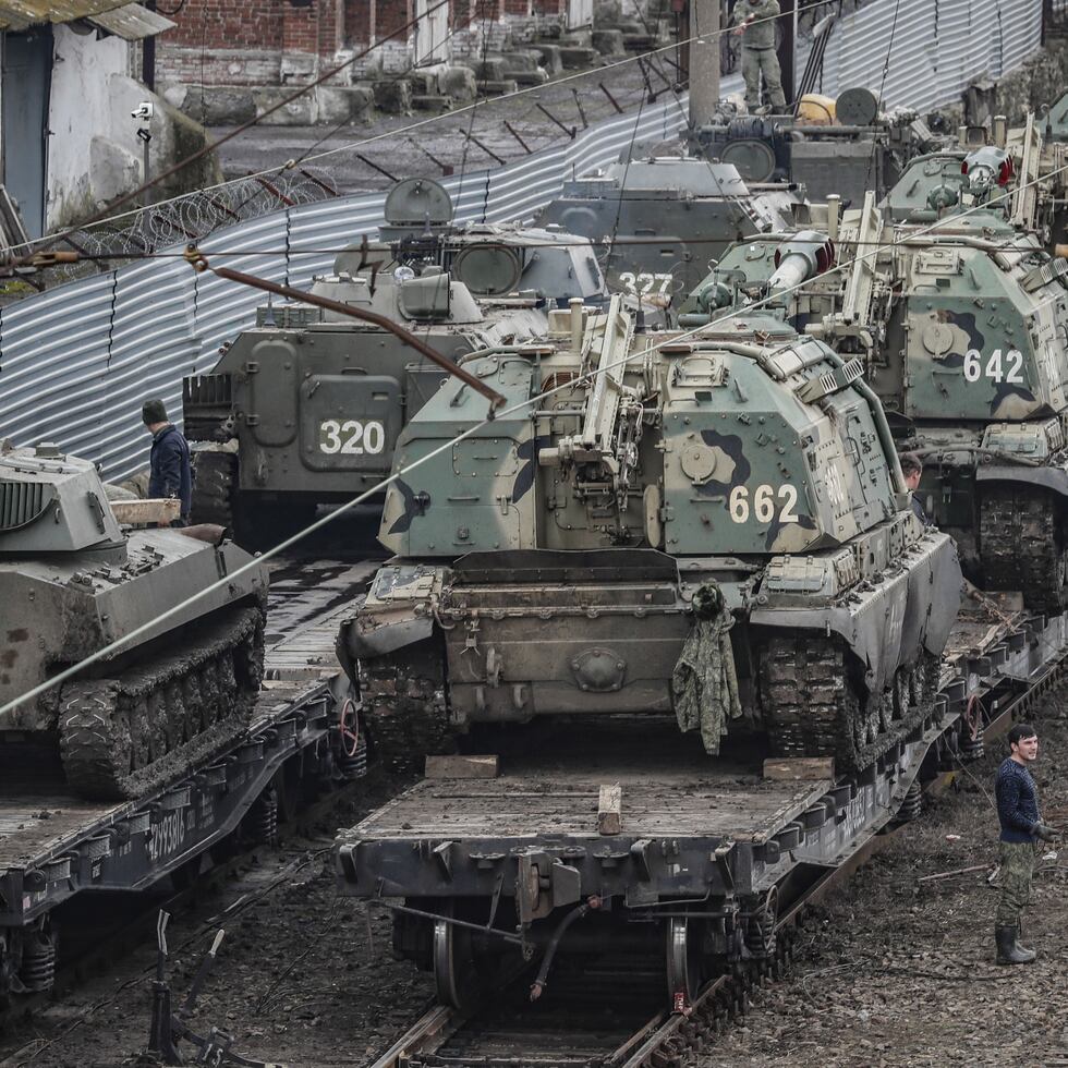 Despliegue militar en Ucrania.